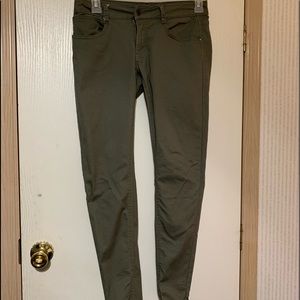 Hunter green skinny pants